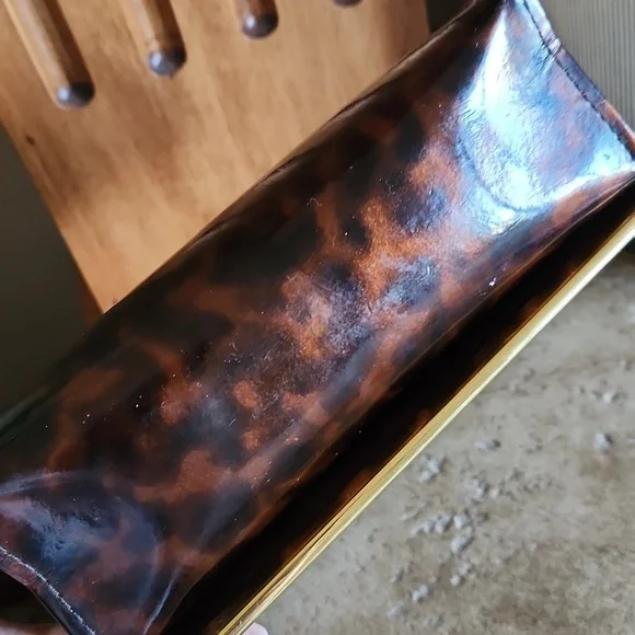 Tory Burch leopard print eye glasses casse - Picture 6 of 12